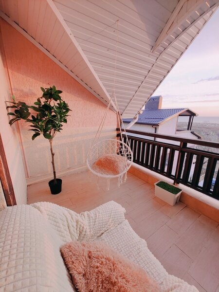 Апартаменты 7-местный 2-комнатный (с мини-кухней, вид на море)