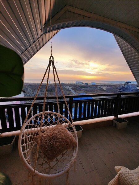 Апартаменты 7-местный 2-комнатный (с мини-кухней, вид на море)