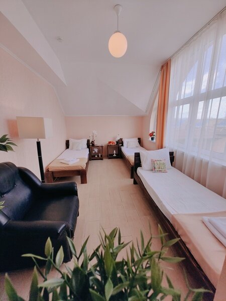 Апартаменты 7-местный 2-комнатный (с мини-кухней, вид на море)