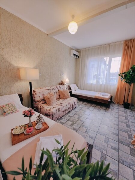 Полулюкс 4-местный (вид на территорию)