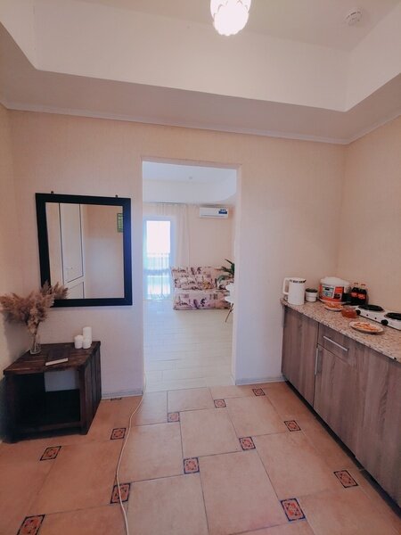 Студио 5-местный (с мини-кухней, вид на море)