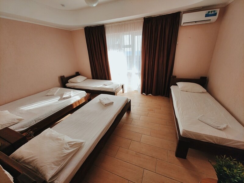 Студио 5-местный (с мини-кухней, вид на территорию)