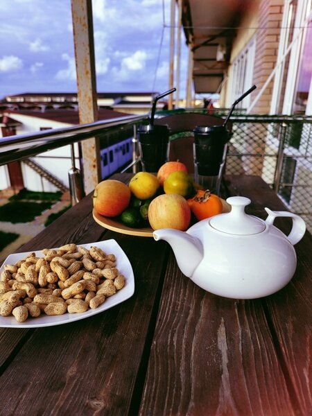 Студио 5-местный (с мини-кухней, вид на территорию)