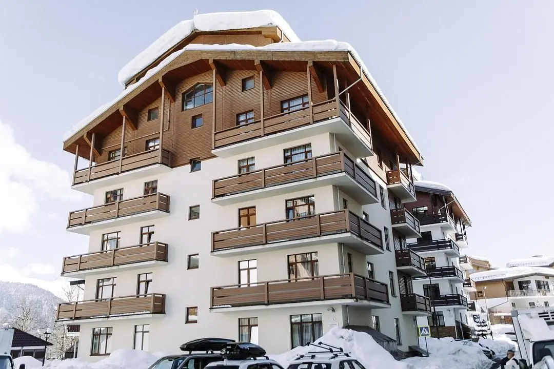 Внешний вид, зима | AYS Let It Snow Hotel, Краснодарский край