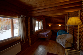 Двухместный номер с 2 односпальными кроватями, База отдыха Шале в горах Алтая, Чемал