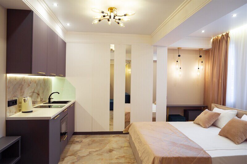 Делюкс Студио 4-местный 1-комнатный