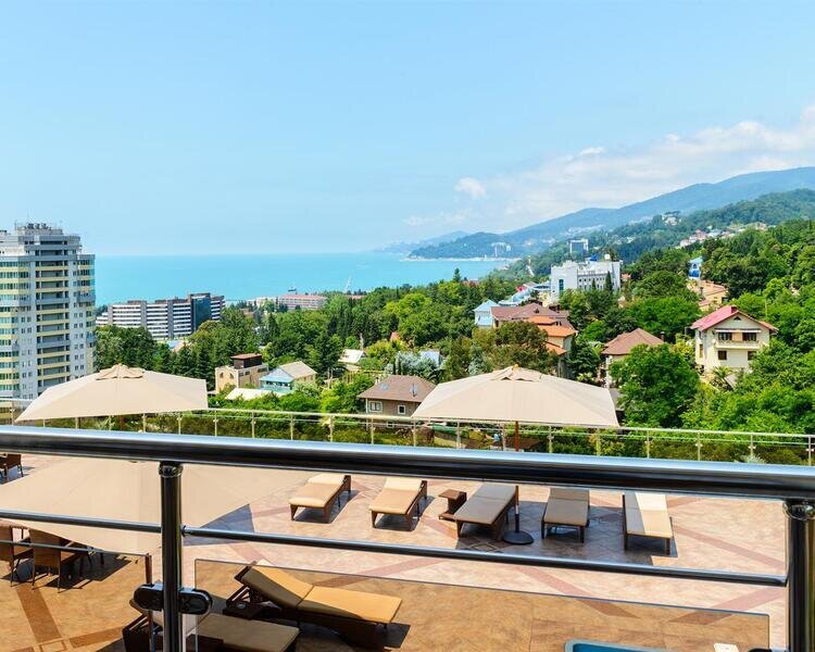 Семейный 2-местный (с балконом, вид на море)