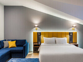Двухместный полулюкс двуспальная кровать, Azimut Парк Отель, Щекинский район