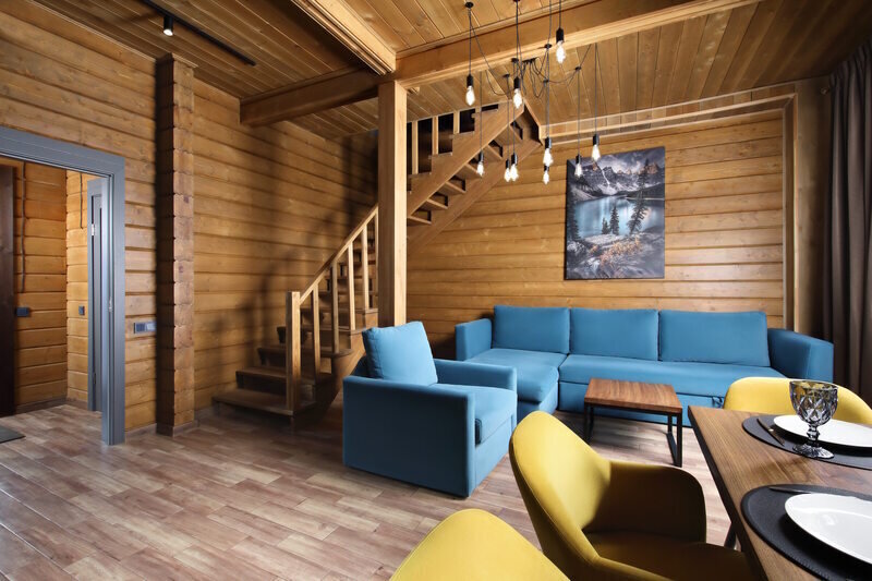 Таунхаус 6-местный (с балконом и видом на горы)