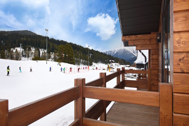 Таунхаус 6-местный (с балконом и видом на горы)