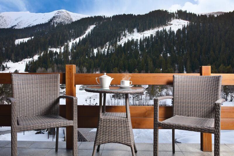 Таунхаус 6-местный (с балконом и видом на горы)