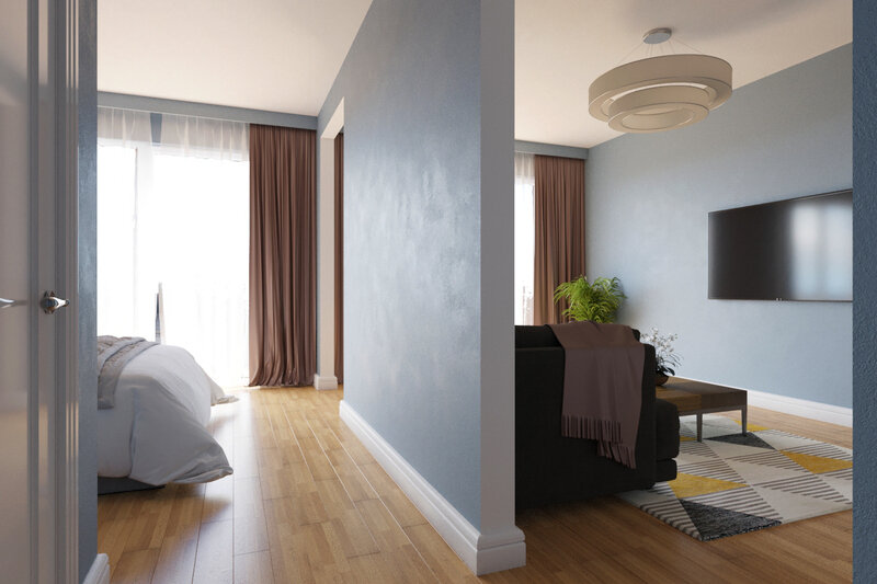 Семейный 2-местный 2-комнатный