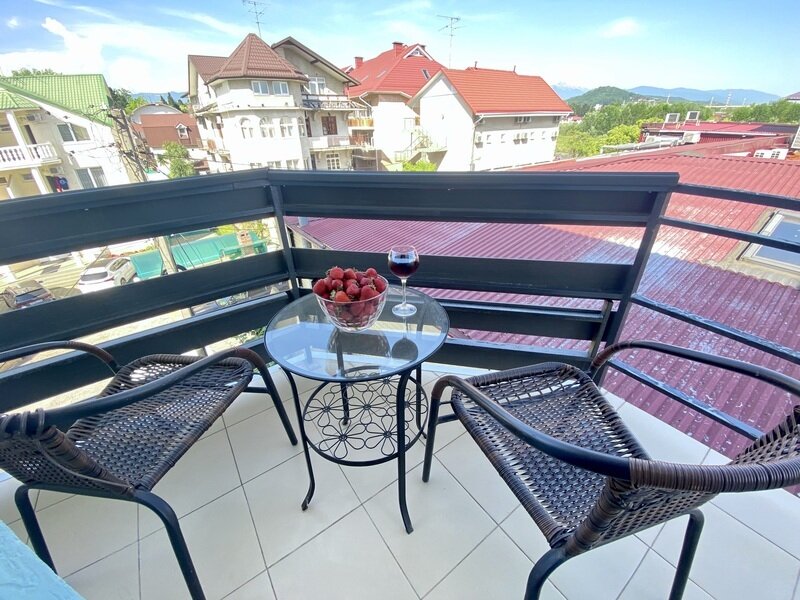 Апартаменты Студио (с кухней и балконом)