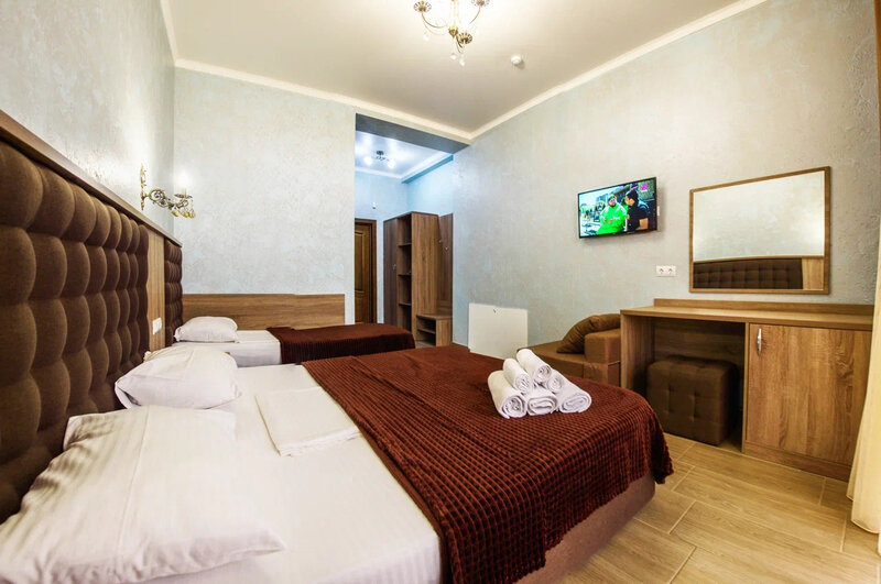 Семейный 3-местный 1-комнатный (1 этаж с патио)