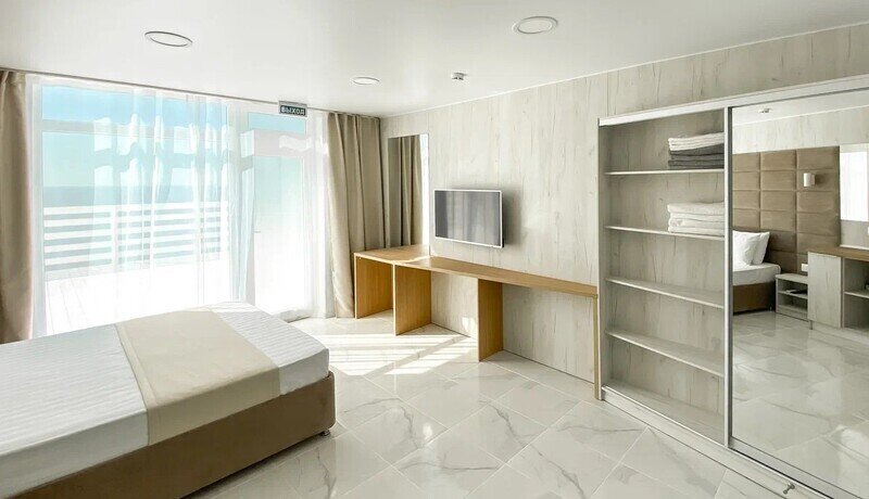 Апартаменты 4-местные ( с видом море)