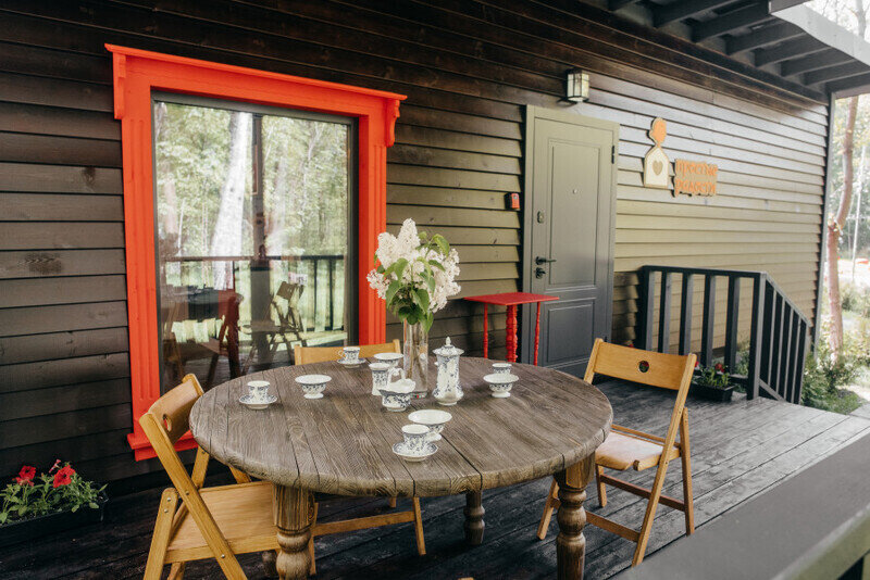 Люкс 2-местный 2-комнатный Гжель с террасой