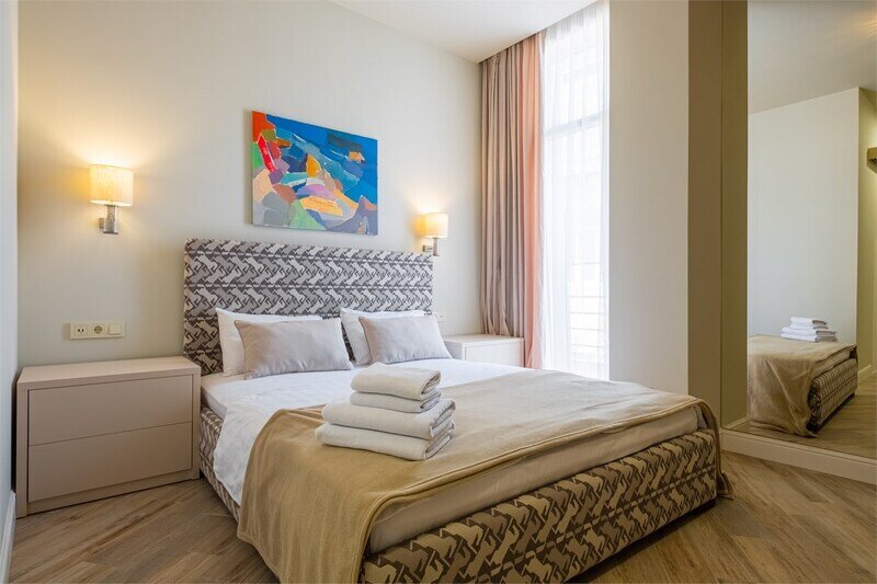 Стандартный 2-местный 1-комнатный (французский балкон)