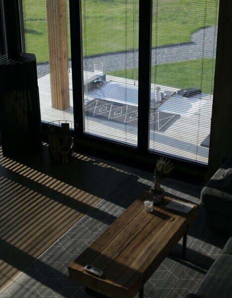 Дом 2-местный 2-комнатный (с камином и ванной на террасе)