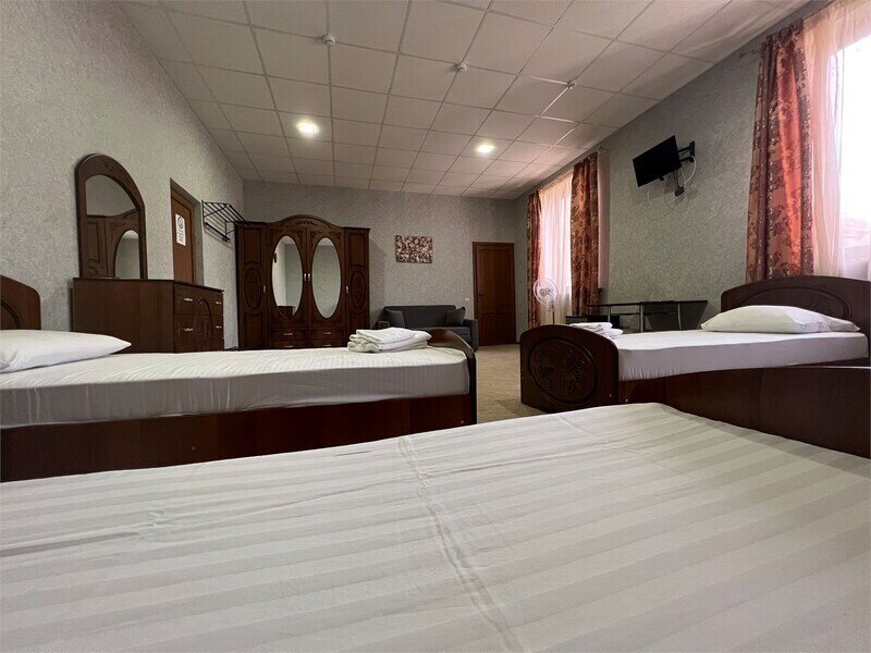 Стандартный 6-местный 1-комнатный