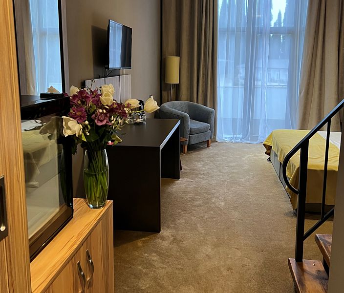 Дуплекс Семейный 2-местный 1-комнатный (с балконом)