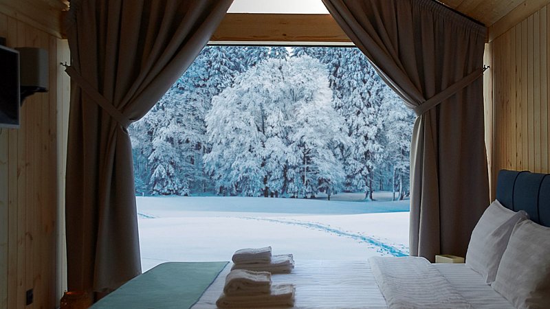 Дом Эко 2-местный 1-комнатный (у воды)