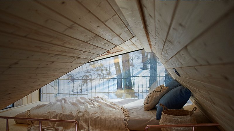 Дом Эко 2-местный 1-комнатный (у воды)