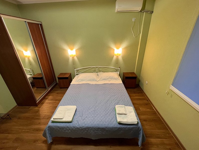 Номер 2-местный 1-комнатный (с двуспальной кроватью, вид на природу)