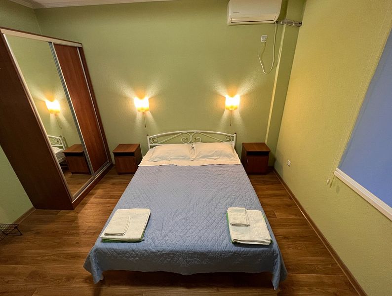 Номер 2-местный 1-комнатный (с двуспальной кроватью, вид на природу)