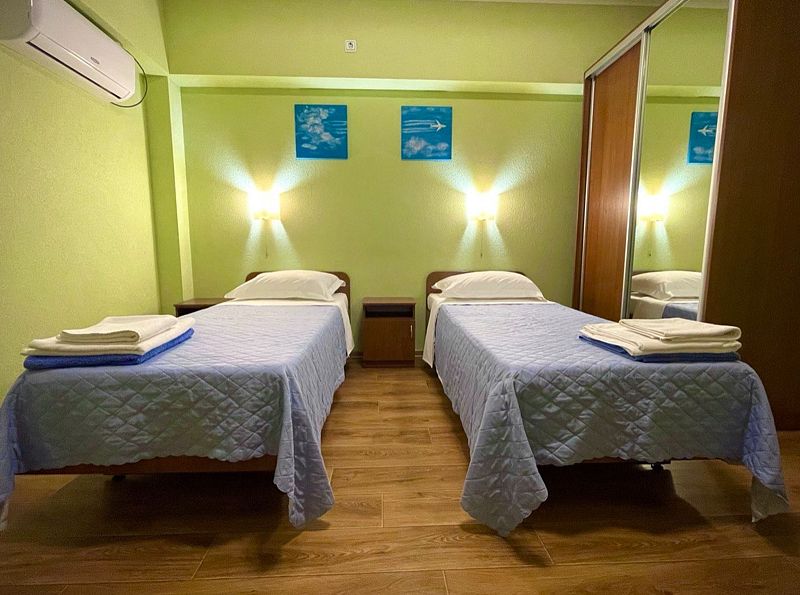 Номер 2-местный 1-комнатный (с раздельными кроватями и видом на природу)