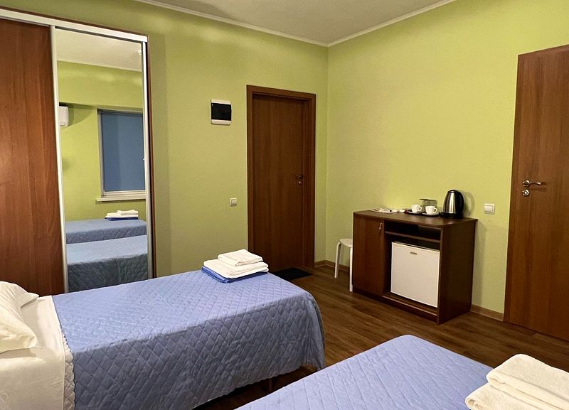 Номер 2-местный 1-комнатный (с раздельными кроватями и видом на природу)