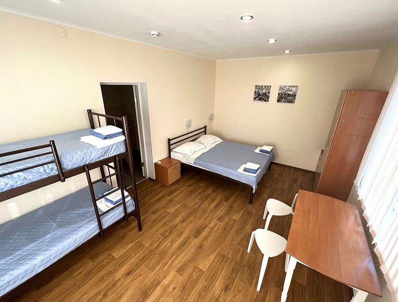 Семейный 2-местный 1-комнатный (с кухней)