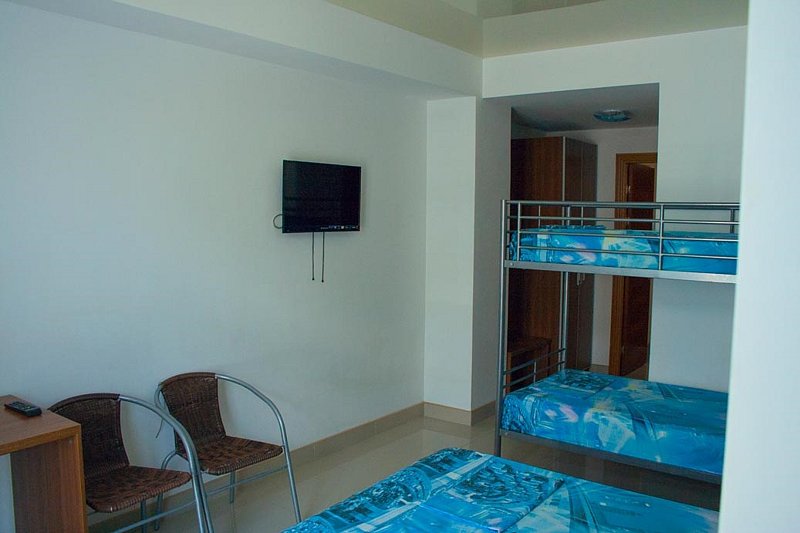 Стандартный 4-местный 1-комнатный (вид на море)