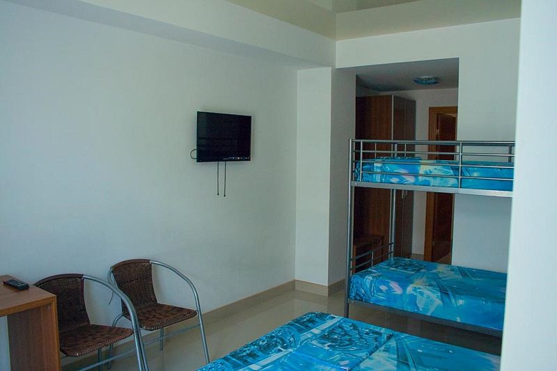 Стандартный 4-местный 1-комнатный (вид на море)