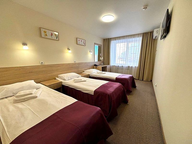 Стандартный 3-местный 1-комнатный