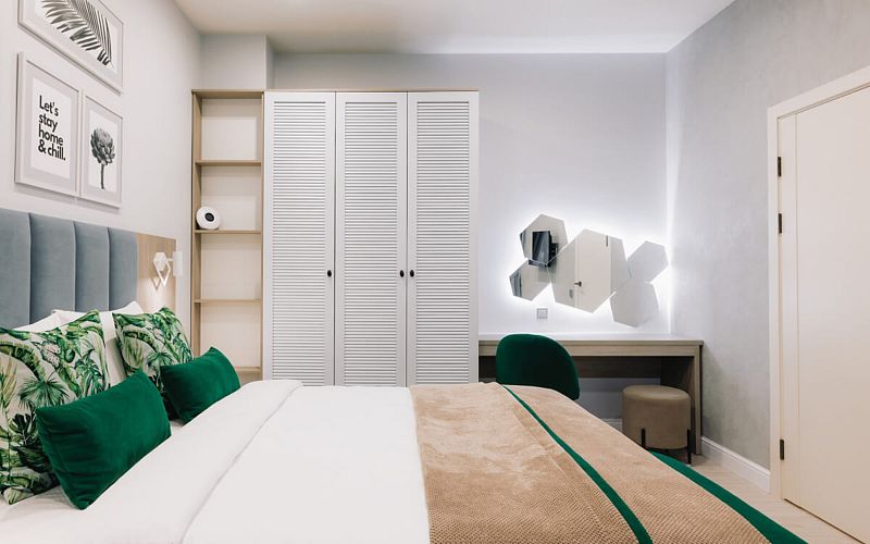 Семейный 4-местный 2-комнатный (с террасой, 6 корпус)