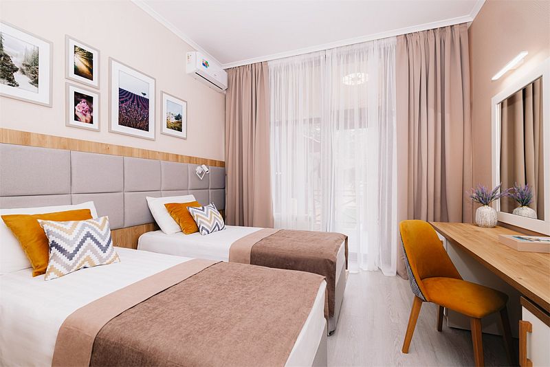 Стандартный 2-местный (с террасой, 7 корпус)