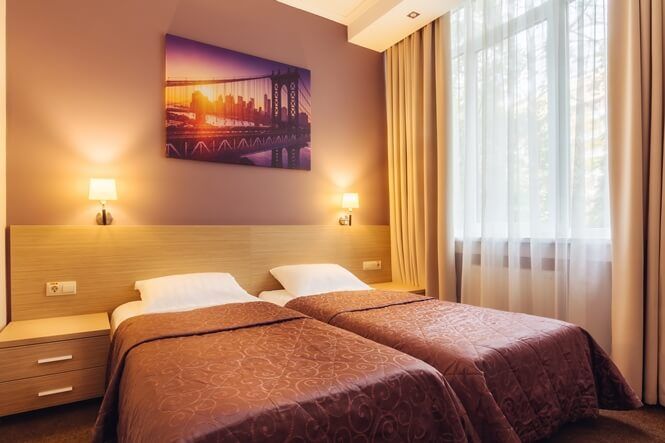 Стандартный 2-местный 2-комнатный (без балкона, корпус 5)