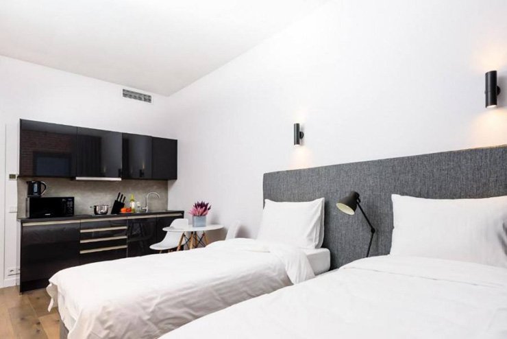 Студио 2-местный 1-комнатный