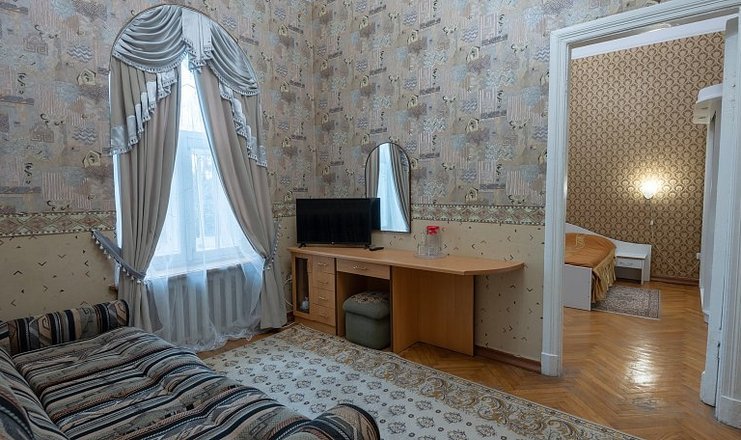 Полулюкс 2-местный 2-комнатный (без балкона корпус 1)