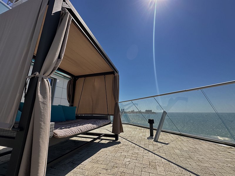 Апартаменты 4-местный (с террасой, вид на море)