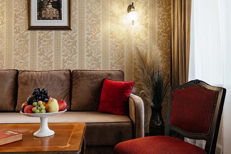 Сюит 2-местный 2-комнатный (категория «А», c балконом, корпус 1)