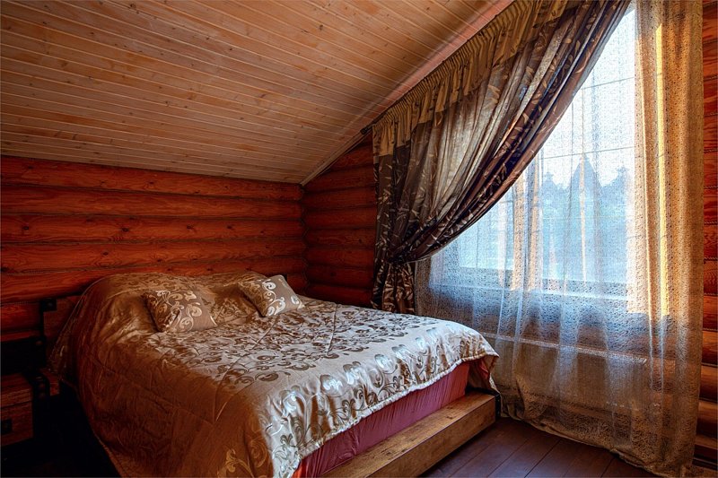 Коттедж 2-местный 1-комнатный (с русской баней)