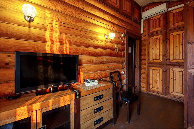 Коттедж 2-местный 1-комнатный (с русской баней)