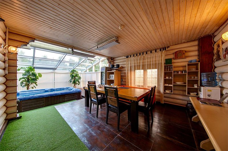 Коттедж 2-местный 1-комнатный (с русской баней)