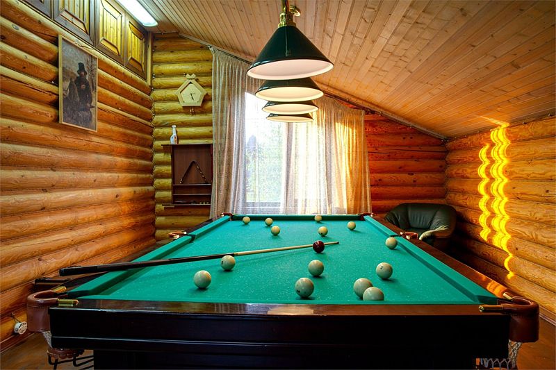 Коттедж 2-местный 1-комнатный (с русской баней)