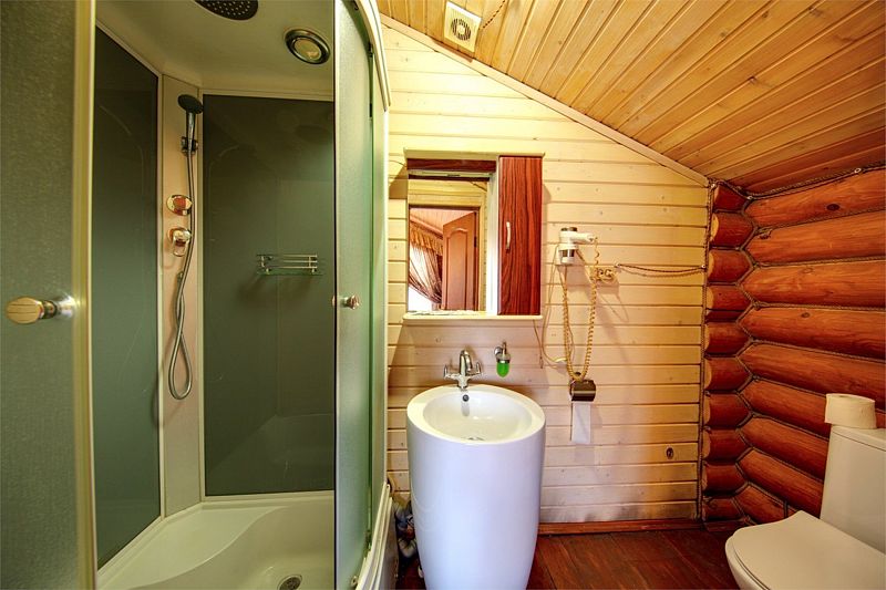 Коттедж 2-местный 1-комнатный (с русской баней)