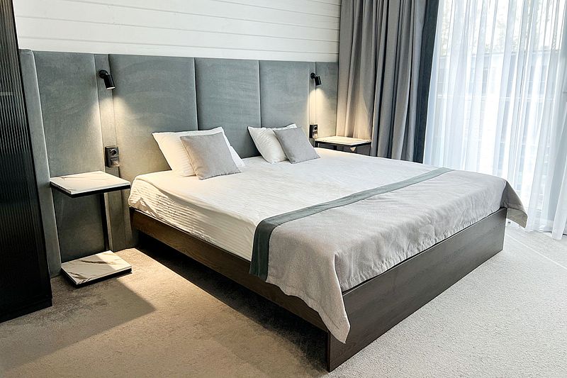 Коттедж 4-местный Premium 2-комнатный 2-уровневый