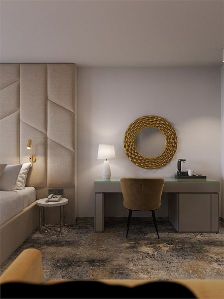 Делюкс 2-местный 1-комнатный TWIN/DBL (с панорамным видом и балконом)