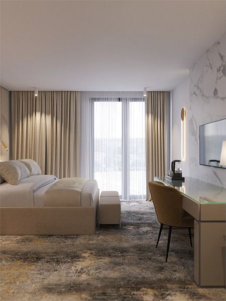 Джуниор сюит 2-местный 1-комнатный (с панорамным видом)