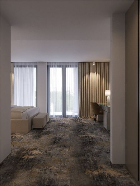 Джуниор сюит 2-местный 1-комнатный (с панорамой и балконом)